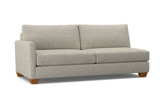 Tuxedo Left Arm Sofa :: Leg Finish: Pecan / Configuration: LAF - Chaise on the Left