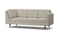 Logan Right Arm Corner Sofa :: Leg Finish: Pecan / Configuration: RAF - Chaise on the Right