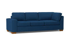 Melrose Left Arm Corner Sofa :: Leg Finish: Pecan / Configuration: LAF - Chaise on the Left