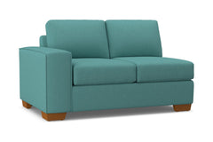 Melrose Left Arm Loveseat :: Leg Finish: Pecan / Configuration: LAF - Chaise on the Left