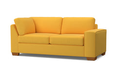 Melrose Right Arm Corner Apt Size Sofa :: Leg Finish: Pecan / Configuration: RAF - Chaise on the Right