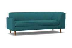 Monroe Left Arm Corner Sofa :: Leg Finish: Pecan / Configuration: LAF - Chaise on the Left
