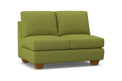 Catalina Armless Loveseat :: Leg Finish: Pecan