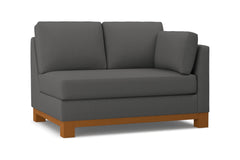 Avalon Right Arm Loveseat :: Leg Finish: Pecan / Configuration: RAF - Chaise on the Right