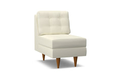 Logan Armless Chair :: Leg Finish: Pecan