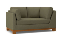 Avalon Left Arm Corner Loveseat :: Leg Finish: Pecan / Configuration: LAF - Chaise on the Left