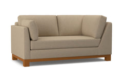 Avalon Left Arm Corner Apt Size Sofa :: Leg Finish: Pecan / Configuration: LAF - Chaise on the Left