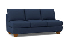 Catalina Armless Sofa :: Leg Finish: Pecan