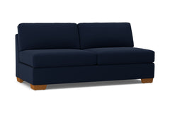 Melrose Armless Sofa :: Leg Finish: Pecan