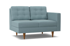 Logan Right Arm Loveseat :: Leg Finish: Pecan / Configuration: RAF - Chaise on the Right