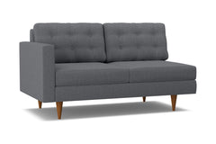 Logan Left Arm Apartment Size Sofa :: Leg Finish: Pecan / Configuration: LAF - Chaise on the Left