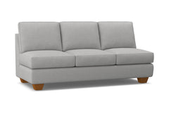 Catalina Armless Sofa :: Leg Finish: Pecan