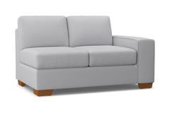 Melrose Right Arm Loveseat :: Leg Finish: Pecan / Configuration: RAF - Chaise on the Right