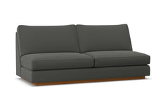 Harper Armless Sofa :: Leg Finish: Pecan