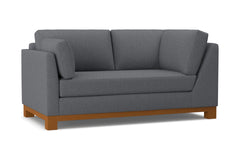 Avalon Left Arm Corner Apt Size Sofa :: Leg Finish: Pecan / Configuration: LAF - Chaise on the Left