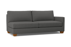 Tuxedo Right Arm Sofa :: Leg Finish: Pecan / Configuration: RAF - Chaise on the Right