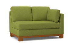 Avalon Right Arm Loveseat :: Leg Finish: Pecan / Configuration: RAF - Chaise on the Right