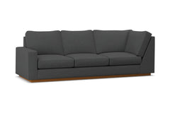 Harper Left Arm Corner Sofa :: Leg Finish: Pecan / Configuration: LAF - Chaise on the Left