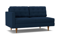 Logan Left Arm Apartment Size Sofa :: Leg Finish: Pecan / Configuration: LAF - Chaise on the Left