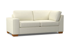 Melrose Left Arm Corner Apt Size Sofa :: Leg Finish: Pecan / Configuration: LAF - Chaise on the Left