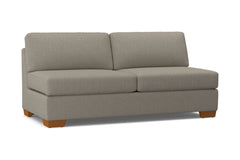 Melrose Armless Sofa :: Leg Finish: Pecan