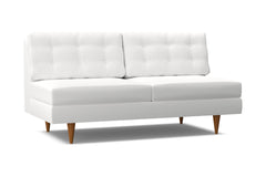 Logan Armless Sofa :: Leg Finish: Pecan