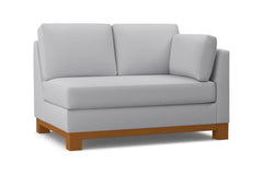 Avalon Right Arm Loveseat :: Leg Finish: Pecan / Configuration: RAF - Chaise on the Right