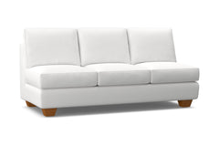 Catalina Armless Sofa :: Leg Finish: Pecan