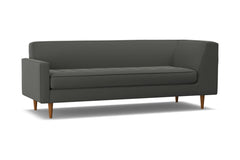 Monroe Left Arm Corner Sofa :: Leg Finish: Pecan / Configuration: LAF - Chaise on the Left