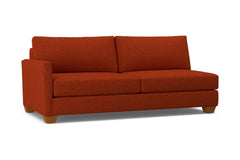 Tuxedo Left Arm Sofa :: Leg Finish: Pecan / Configuration: LAF - Chaise on the Left