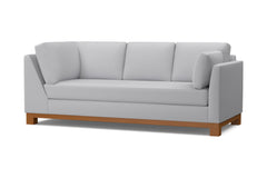 Avalon Right Arm Corner Sofa :: Leg Finish: Pecan / Configuration: RAF - Chaise on the Right