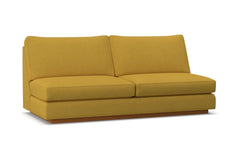 Harper Armless Sofa :: Leg Finish: Pecan