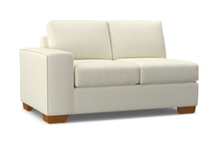 Melrose Left Arm Loveseat :: Leg Finish: Pecan / Configuration: LAF - Chaise on the Left