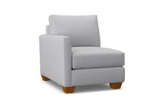 Tuxedo Left Arm Chair :: Leg Finish: Pecan / Configuration: LAF - Chaise on the Left