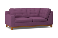 Brentwood Left Arm Corner Apt Size Sofa :: Leg Finish: Pecan / Configuration: LAF - Chaise on the Left