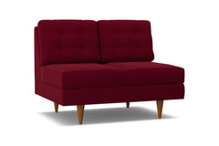 Logan Armless Loveseat :: Leg Finish: Pecan