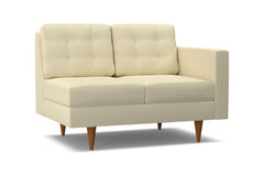 Logan Right Arm Loveseat :: Leg Finish: Pecan / Configuration: RAF - Chaise on the Right