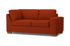 Melrose Right Arm Corner Loveseat :: Leg Finish: Pecan / Configuration: RAF - Chaise on the Right