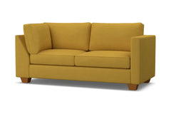 Catalina Right Arm Corner Apt Size Sofa :: Leg Finish: Pecan / Configuration: RAF - Chaise on the Right