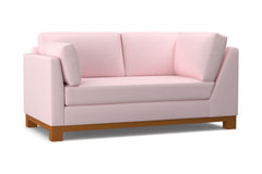 Avalon Left Arm Corner Apt Size Sofa :: Leg Finish: Pecan / Configuration: LAF - Chaise on the Left