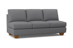 Catalina Armless Sofa :: Leg Finish: Pecan