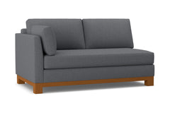 Avalon Left Arm Apartment Size Sofa :: Leg Finish: Pecan / Configuration: LAF - Chaise on the Left