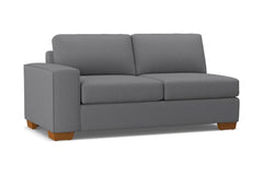 Melrose Left Arm Apartment Size Sofa :: Leg Finish: Pecan / Configuration: LAF - Chaise on the Left
