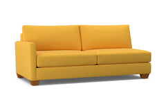 Tuxedo Left Arm Sofa :: Leg Finish: Pecan / Configuration: LAF - Chaise on the Left