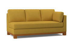 Avalon Right Arm Sofa :: Leg Finish: Pecan / Configuration: RAF - Chaise on the Right