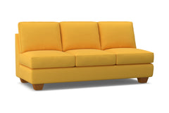 Catalina Armless Sofa :: Leg Finish: Pecan