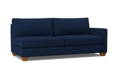 Tuxedo Right Arm Sofa :: Leg Finish: Pecan / Configuration: RAF - Chaise on the Right