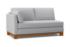 Avalon Left Arm Apartment Size Sofa :: Leg Finish: Pecan / Configuration: LAF - Chaise on the Left