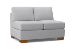 Melrose Armless Loveseat :: Leg Finish: Pecan