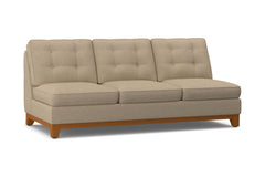 Brentwood Armless Sofa :: Leg Finish: Pecan